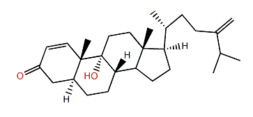 (5a)-9-Hydroxyergosta-1,24(28)-dien-3-one